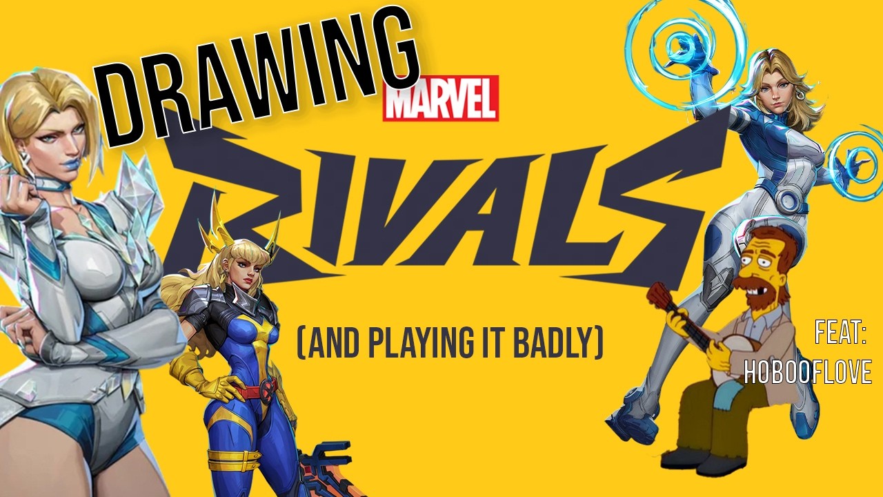 Drawing Marvel Rivals | The Good. The Bad. The Blonde. - YouTube