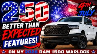 🇺🇸 250 Better Than Expected Features On My 2026 Ram 1500 Warlock
