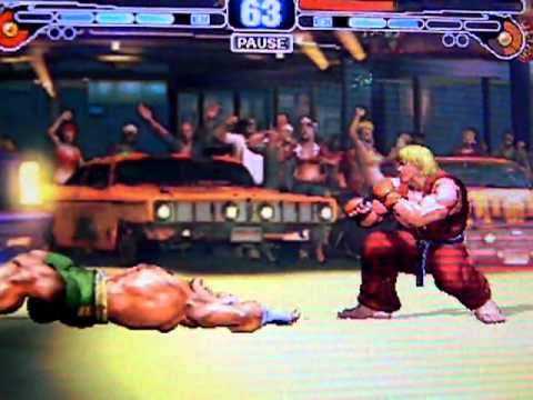iPhone『ストリートファイターIV Volt』: Kenshiraux (Sagat) vs DKR25 (Ken)