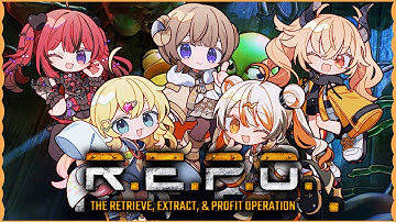 【 #REPO 】走れ！暖色わくわくエナジー集団！【偉雷アマエ/カガセ・ウノ/雛星あいる/芽々守あん/マル・ナナモナ/#VEE】