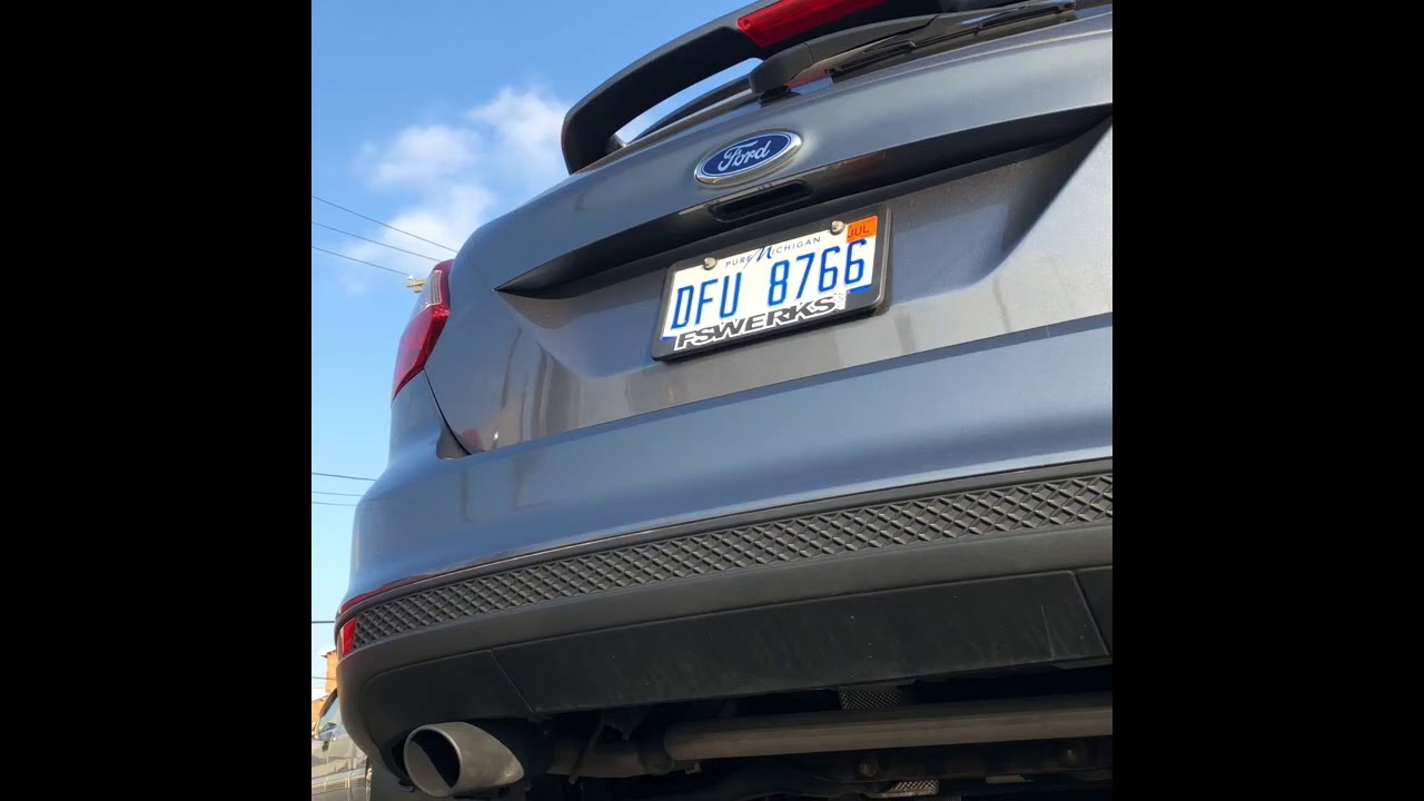 Ford Focus muffler delete YouTube