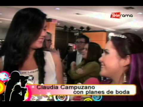 Claudia Campuzano con planes de boda