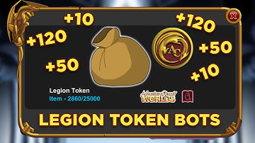Legion Token Farm: /Legionarena, /Dreadrock, /Fotia (Quest Bots) || GRIMLITE REV