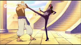 Nico Robin using Shigan!