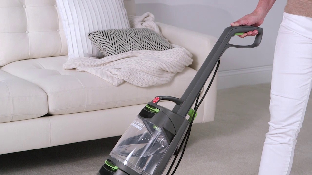 How to use: Hoover DualPower Carpet washer - YouTube