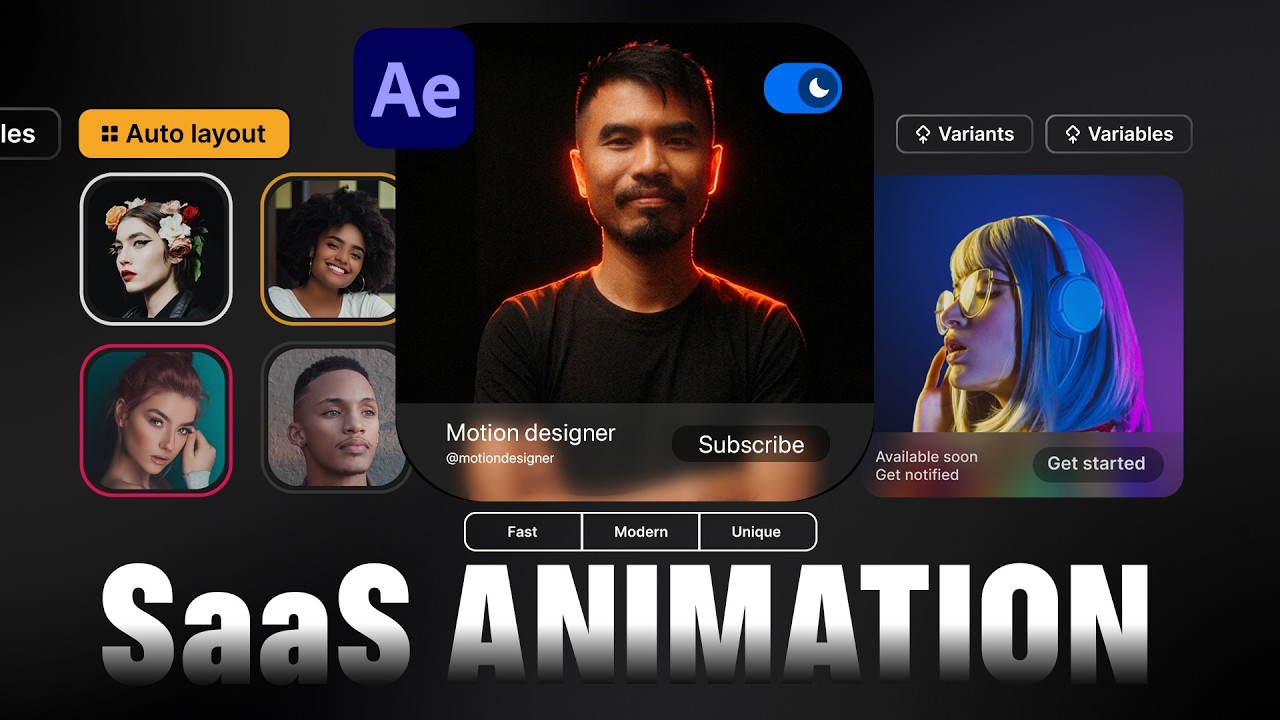 How to Edit Viral SaaS Animation in After Effects 🔥(Easy Tutorial ...