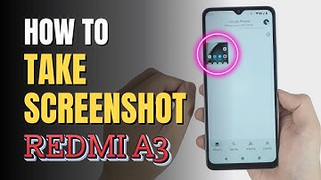 How to Take Screenshot Redmi A3