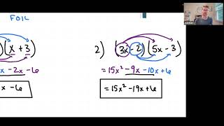 Video Lecture 14 (Part 2) - Multiplying Binomials