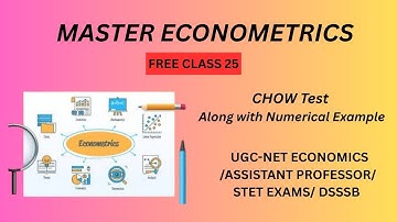 FREE ECONOMETRICS CLASS 25 : CHOW TEST 