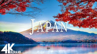 FLYING OVER JAPAN (4K UHD) Relaxing Music Along With Beautiful Nature Videos  4K Video Ultra HD