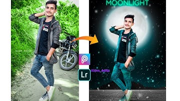 MOONLIGHT PHOTO EDITING | PICSART AMEZING PHOTO EDITING ||#ALAMEDITZ#PICSARTEDITING#moonphotoediting