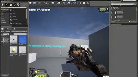 UT4 Grenade Launcher Prototype