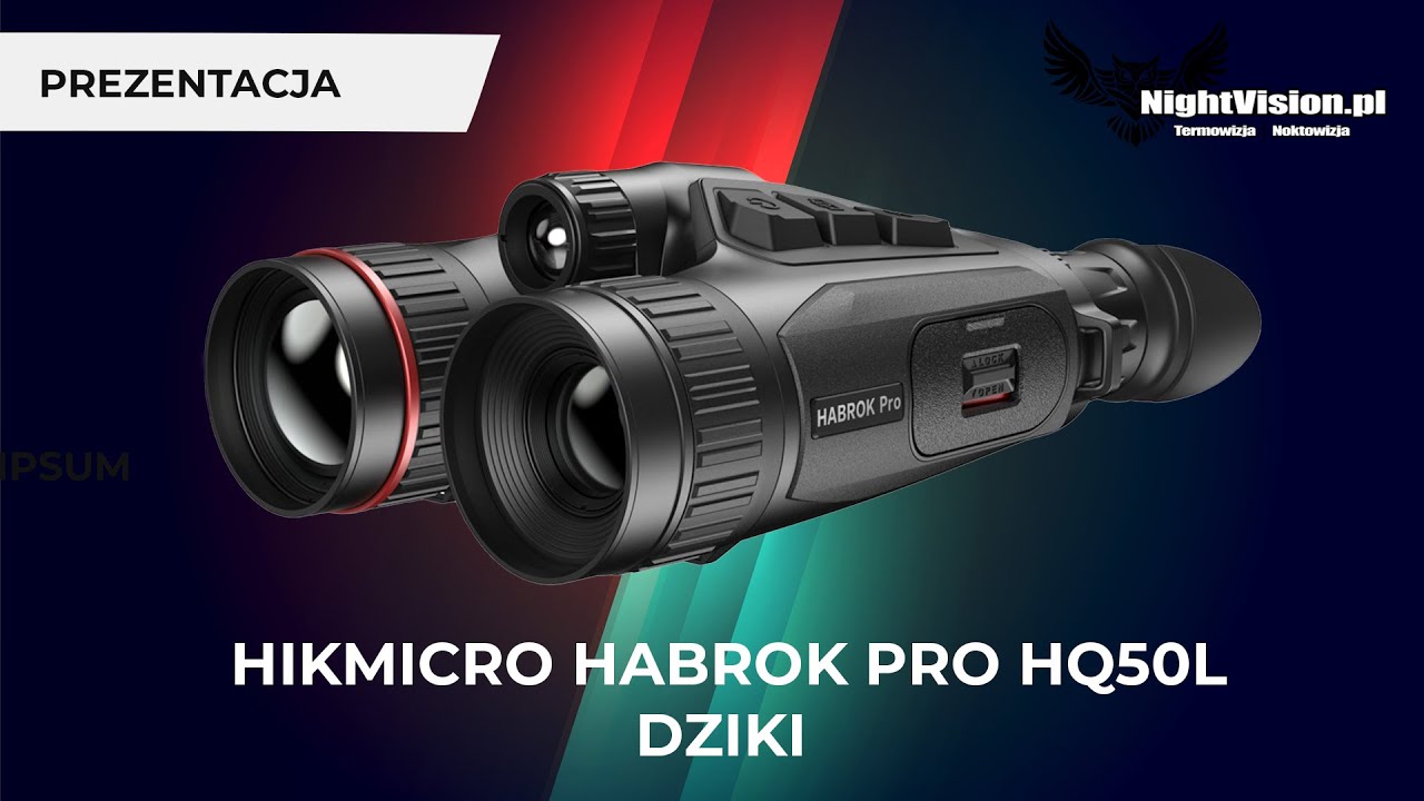 HIKMICRO HABROK PRO HQ50L Dziki #termowizja #noktowizja #nightvision #hikmicro