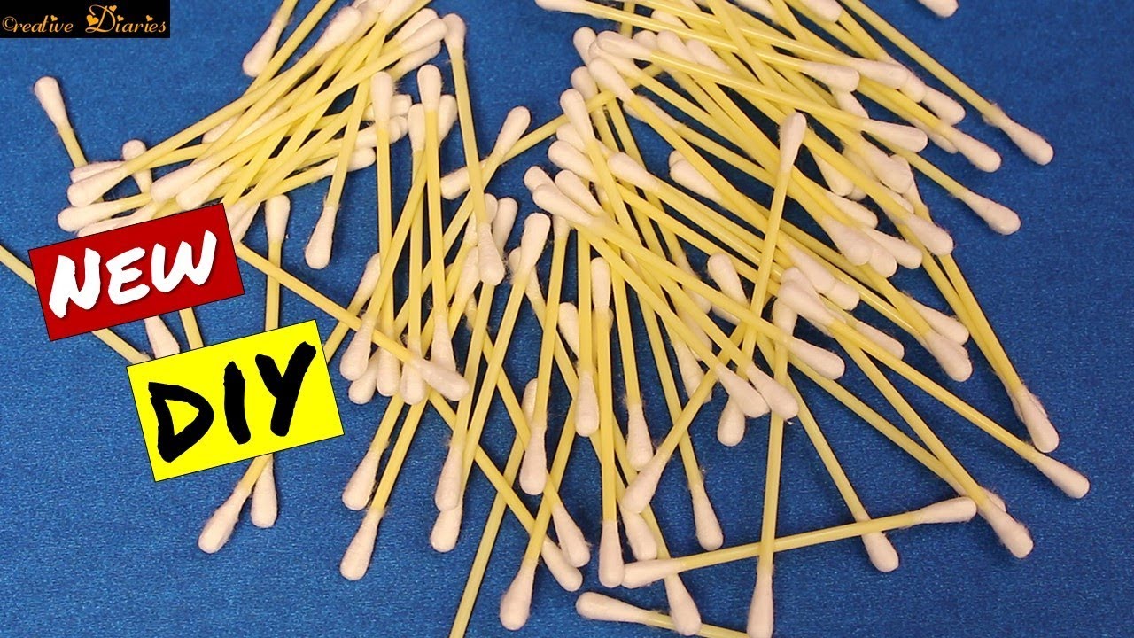 DIY Cotton buds Craft Project I Best use of Cotton Buds I Creative