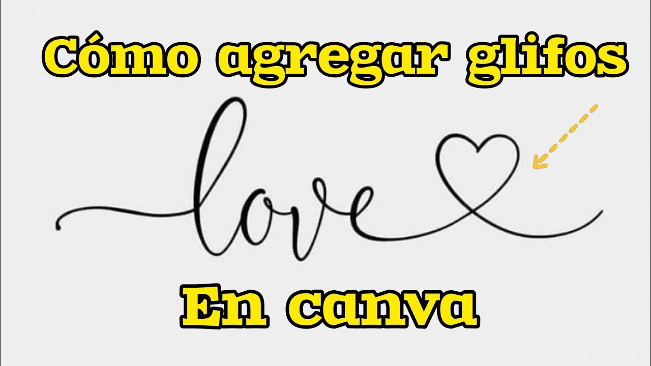 Agrega el corazoncito (glifos) al final de las letras con esta tipografía.