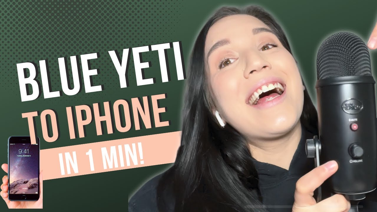 How to hook up a Blue Yeti Mic to an iPhone 13 in less than 2 minutes 🎤