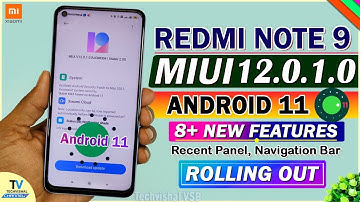Redmi Note 9 New Android 11 Update Official Rolling Out | 8+ New Features | Redmi Note 9 New Update