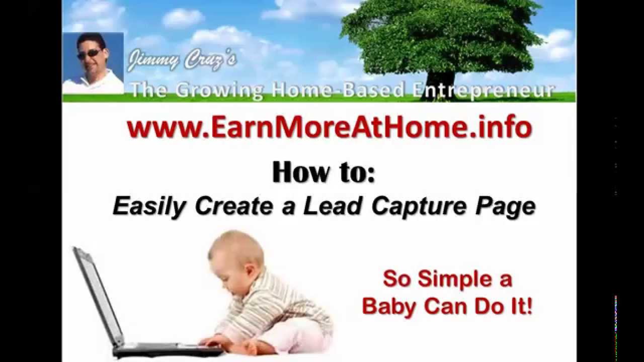 how to build a lead capture page for free - YouTube