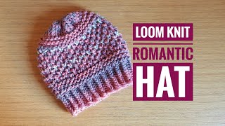 How to Loom Knit the Romantic Hat (DIY tutorial) screenshot 2