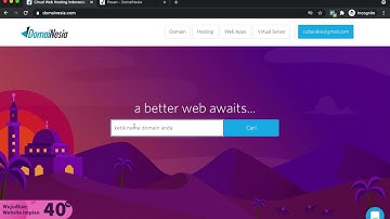 Cara otomatis install wordpress dan order  hosting and domain di domainesia