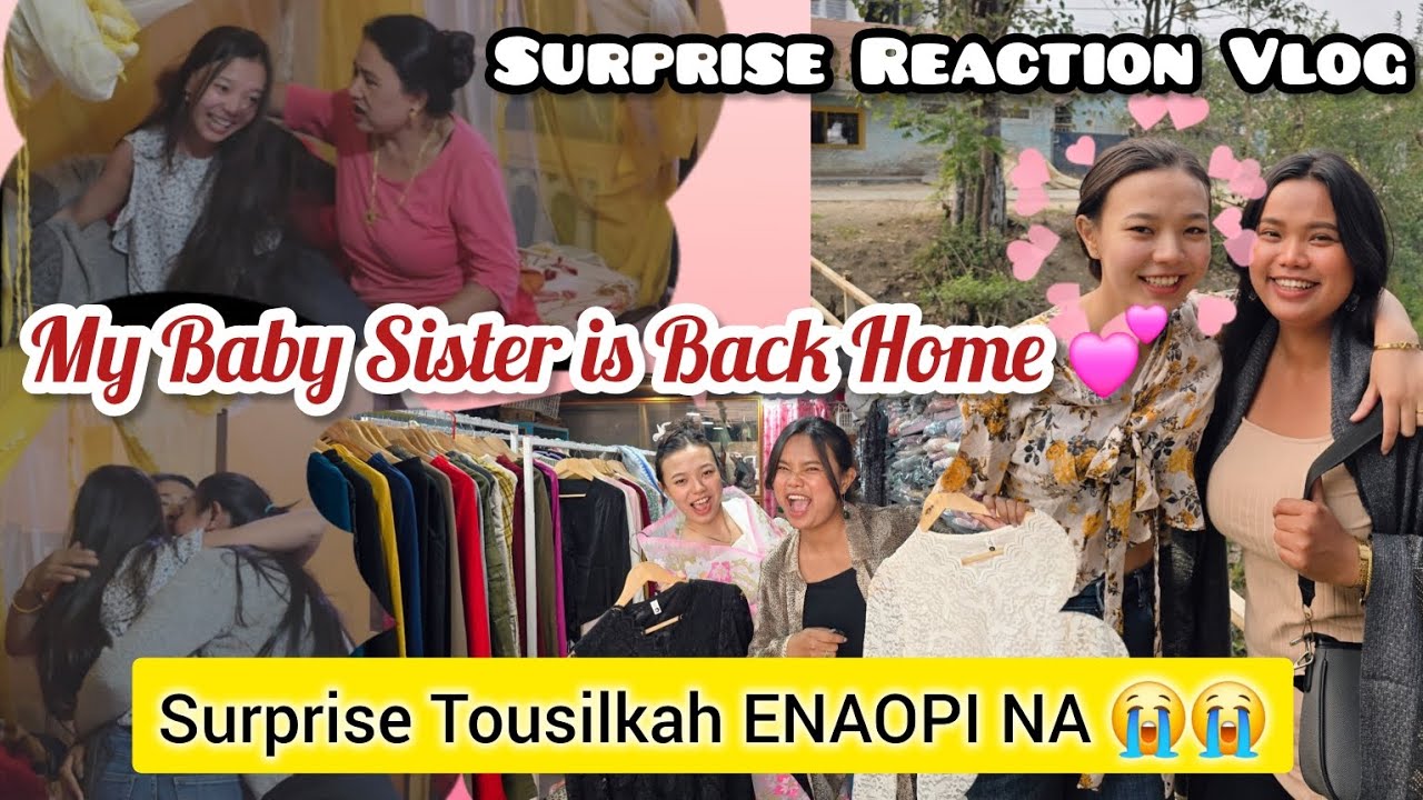 ENAOPI NA SURPRISE TOURAGA YUM DA LKAH ! EIKHOI GI REACTION SINGSE 😭😭 / SHOPPING TOURURE