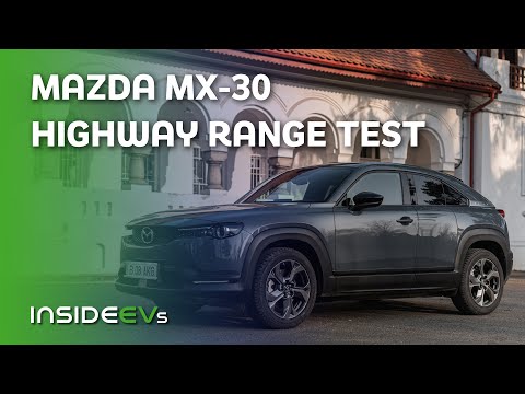 Mazda MX-30 Highway 70 MPH EV Range Test (Cold)