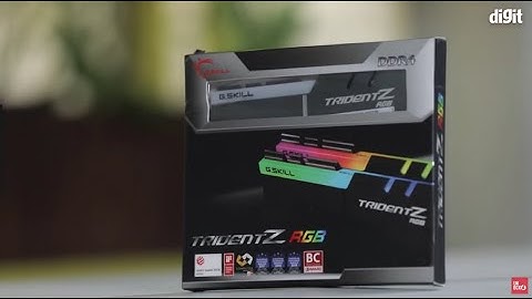 G.Skill Trident Z RGB Series DDR4 RAM Unboxing