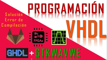 ✅ No se reconoce como un comando interno o externo programa o archivo por lotes ejecutable || GHDL
