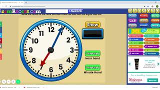 Celebrity Interactive Clock for Kids   Online Analog Clock Profile