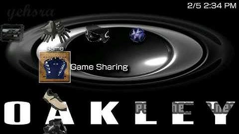 PSP Theme oakley icon by yehsra PSP-Themes.NET