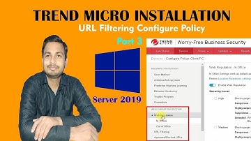 Trend Micro worry free business Security 10.0 | Add Group | Configure policy | Part 3