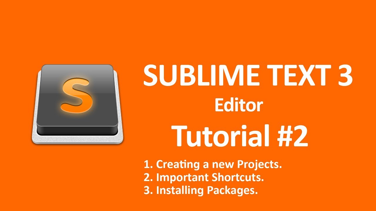 Sublime Text 3 Editor Tutorial #2 Tamil - YouTube