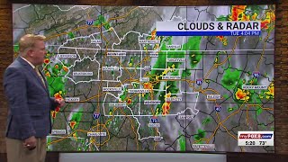 40% chance of rain Wednesday; high of 84