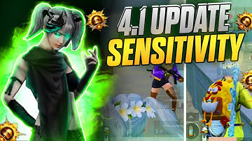 BEST SENSITIVITY FOR BGMI 4.1 UPDATE | PUBG BEST SENSITIVITY SETTINGS | PUBG ZERO RECOIL SENSITIVITY