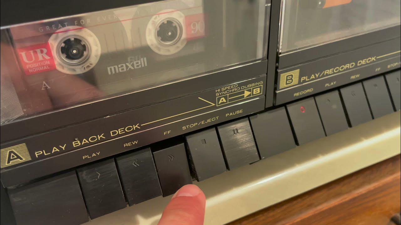 Marantz SD162 Dual Stereo Cassette Deck LEFT DECK DOESNT WORK YouTube