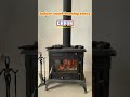 Efficient Indoor Heating: CRF14 Wood Stove Showcase #castironstove #home #woodburningstove #kitchen