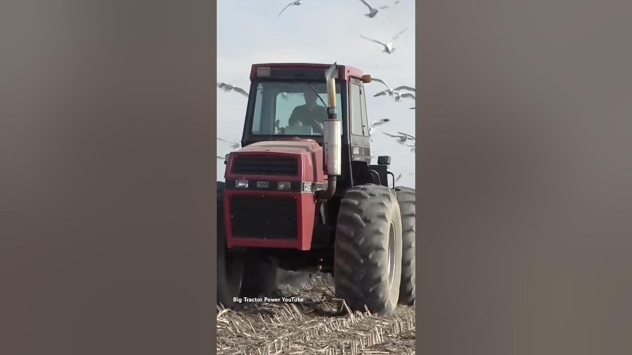 Case international 4494 tractor plowing bigtractorpower youtube