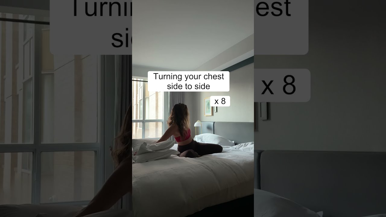 3 упражнения, которые можно выполнять, не вставая с постели, чтобы снять напряжение в пояснице и ...