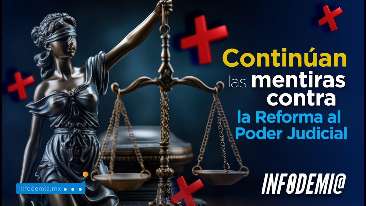 Continúan las mentiras contra la Reforma al Poder Judicial - YouTube