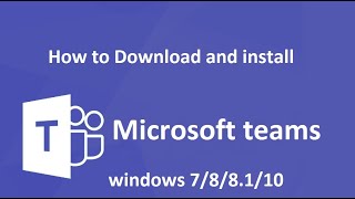 Microsoft teams download and install in windows 7 || download and install Microsoft teams on laptop screenshot 5