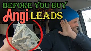 before buying home advisor/ Angie's leads