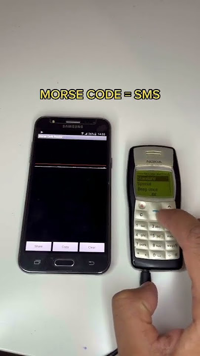 Nokia's famous tune Morse code de-coded!!!! #nokia #morse