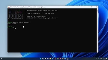 How to Download and Install Julia on Windows PC