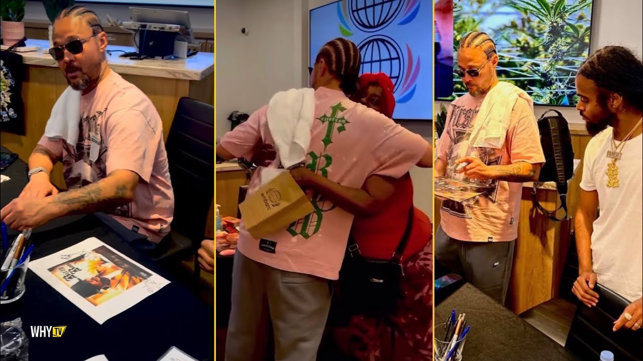 Bizzy Bone Didn’t Just Leave After the Show ❤️🔥 He Stayed Behind to Meet Fans, Sign Autographs and Share the Moment With His Son YBL Sinatra in Sacramento 👀