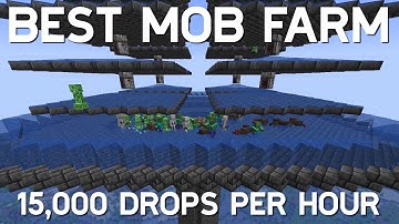 Best Mob Farm Minecraft 1.21.10 - 15,000 Drops per Hour - Easy Build