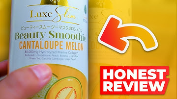 Luxeslim Cantaloupe Melon Beauty Smoothie