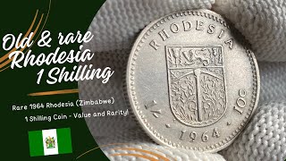 Rare 1964 Rhodesia (Zimbabwe) 1 Shilling Coin: Value and Rarity Explained
