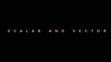 PRESENTATION 2-SCALAR AND VECTOR (DBM10013 ENGINEERING MATHEMATICS 1)