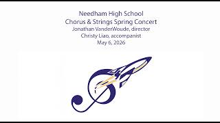 Concerto For Three - NHS String Orchestra - Spring Concert 2026