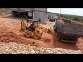 Mini-retro jcb1cx Carregando caminhão trucado(small backhole jcb load dump truck)